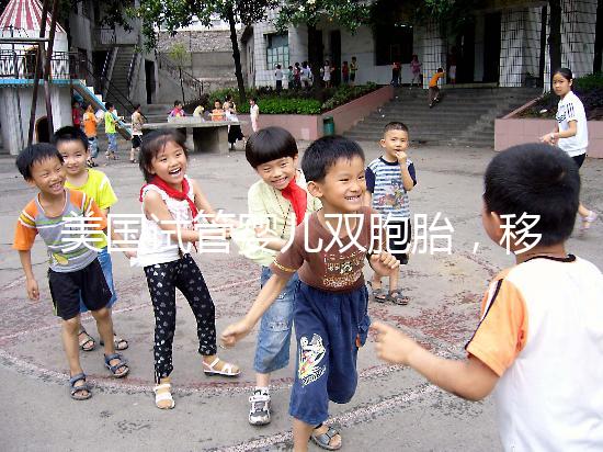 美國試管嬰兒雙胞胎，移植幾顆胚胎把握最大？有多大？