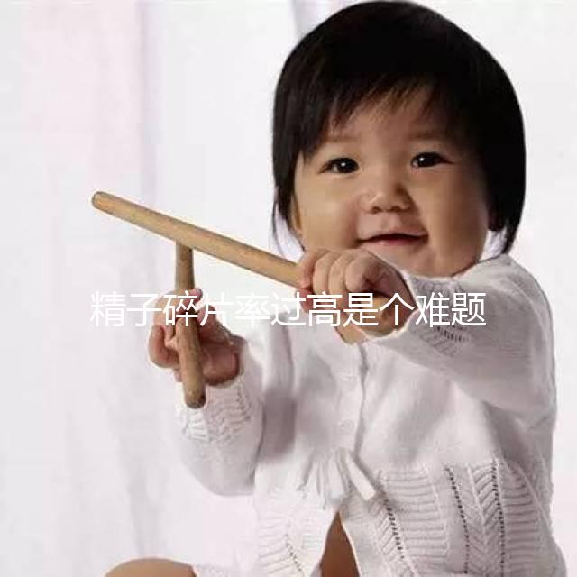 精子碎片率過高是個難題，改善質量只靠勃銳精可不行