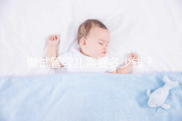 做試管嬰兒需要多少錢？