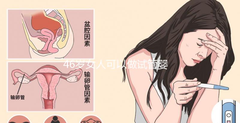 46歲女人可以做試管嬰兒?jiǎn)幔孔月炎詰巡皇且患y事