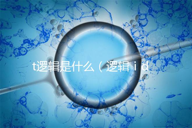 t邏輯是什么(邏輯ⅰd是什么)